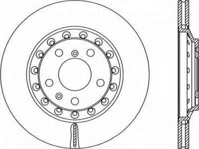 OPEN PARTS bdr234920 -  Тормозной диск